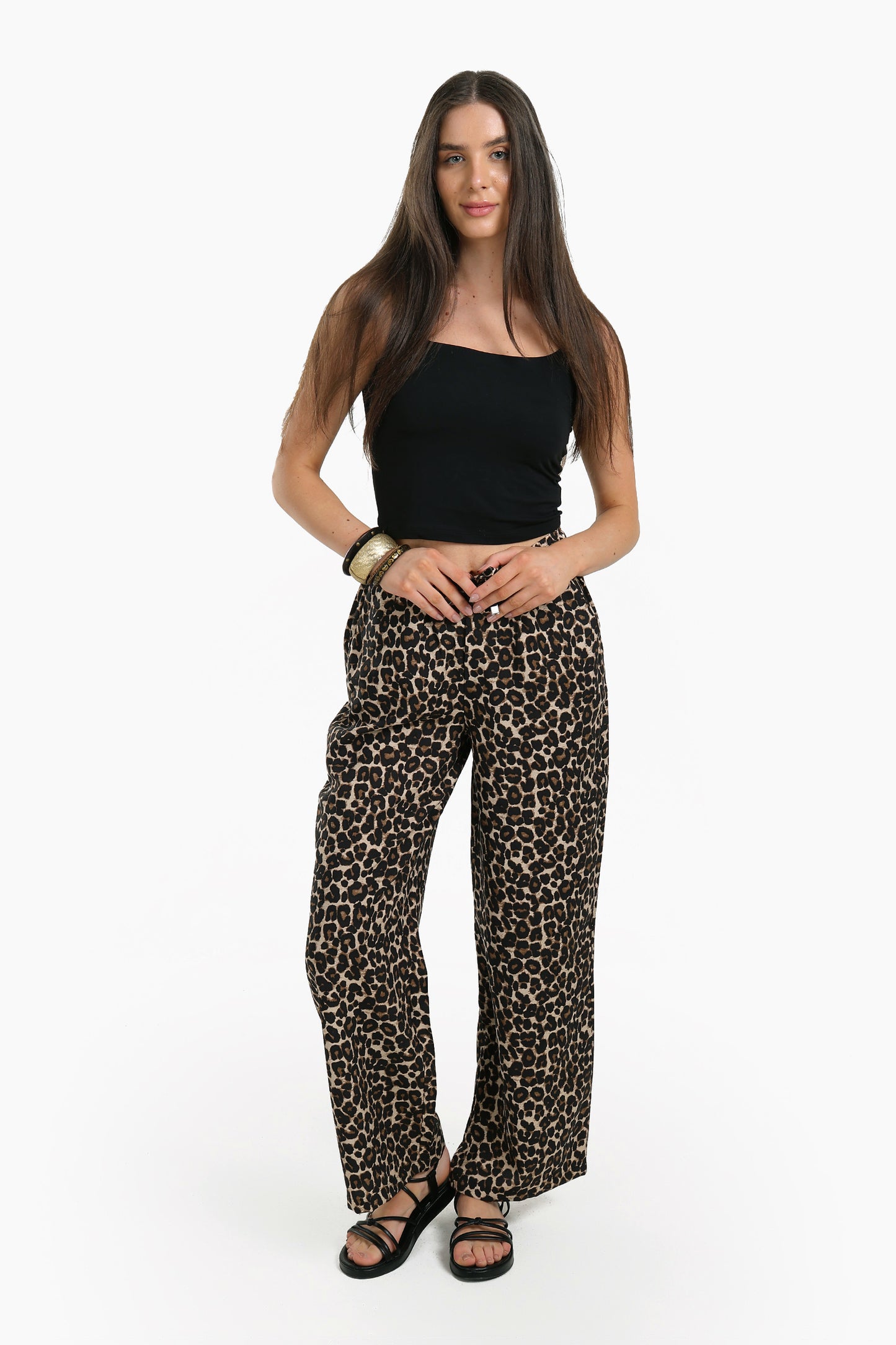 Leopard All Over Printed Pants