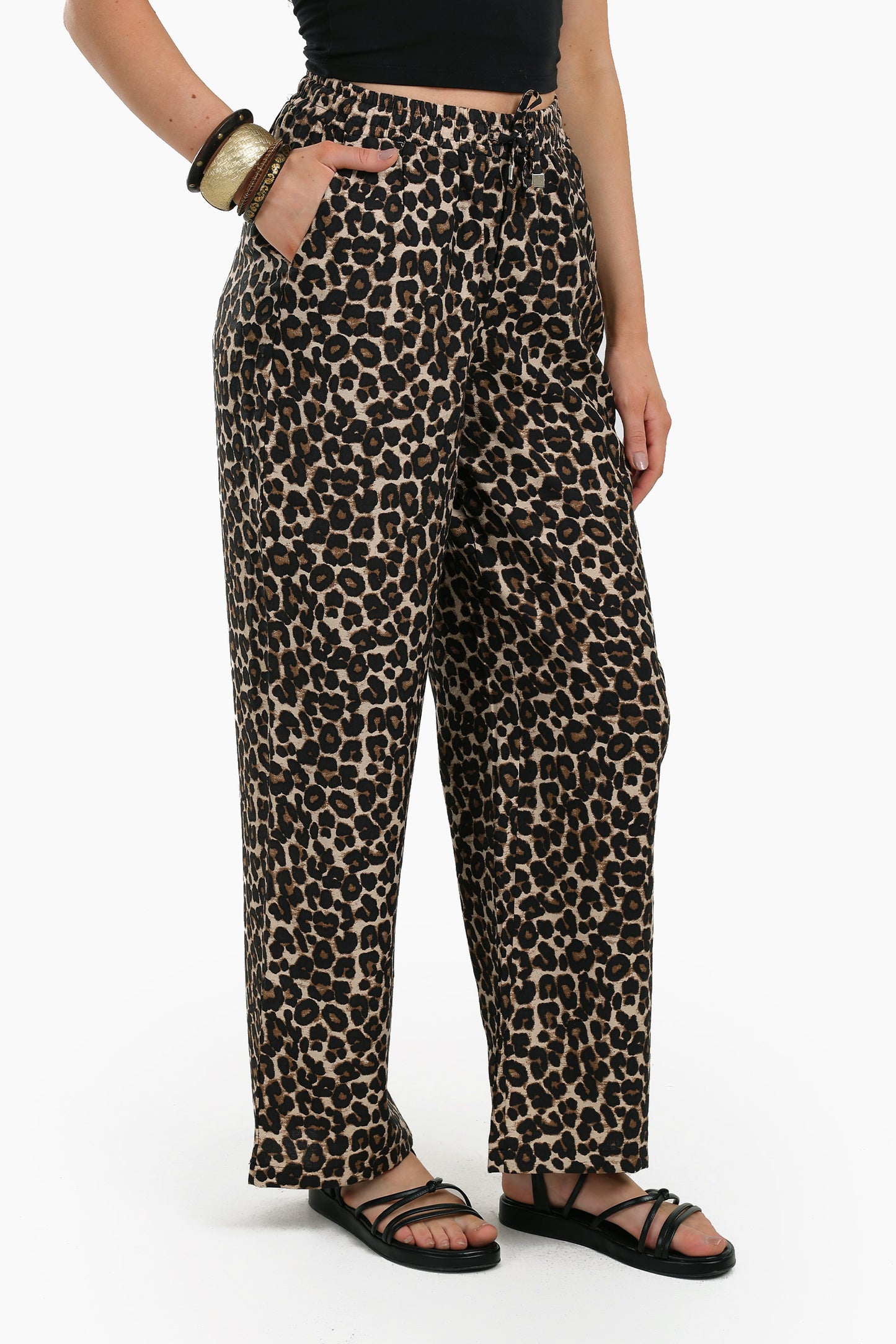 Leopard All Over Printed Pants