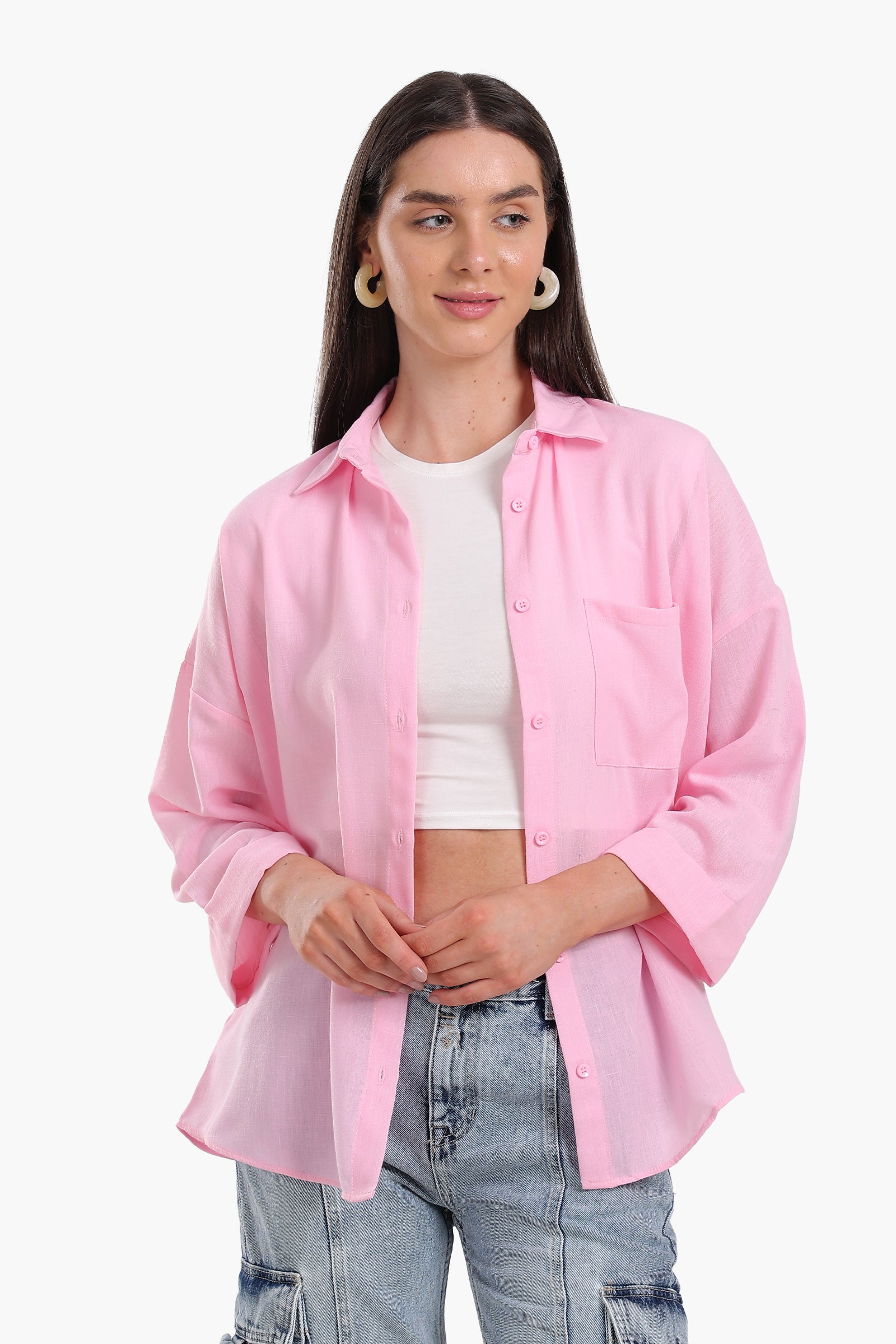 Shirt with 3/4 Sleeves