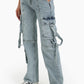 Multi-Pocket Cargo Jeans