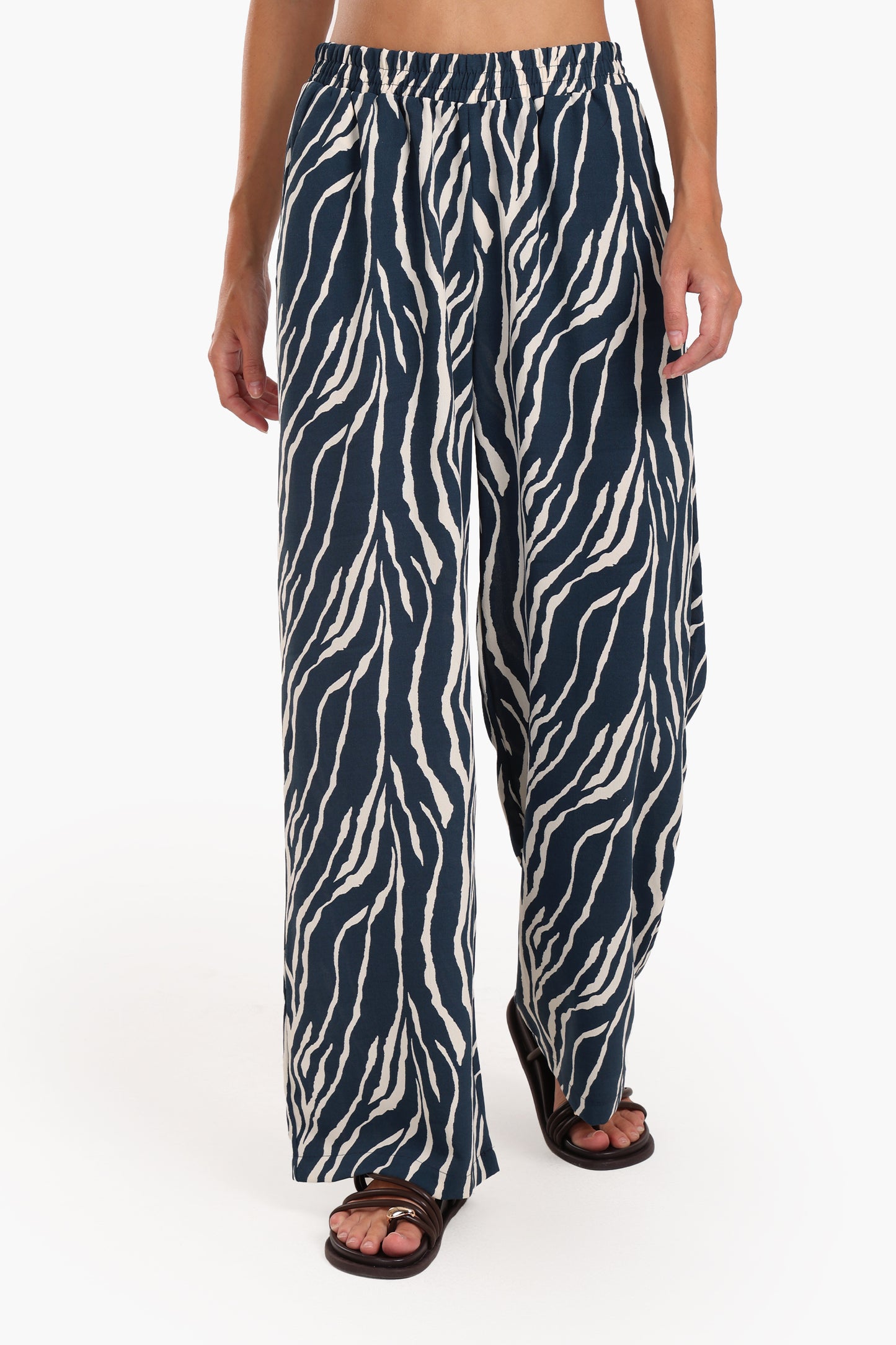 Zebra All Over Printed Pants
