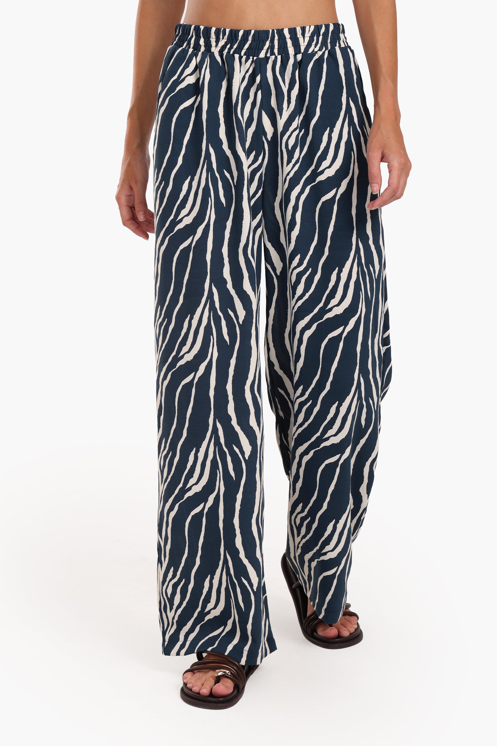 Zebra All Over Printed Pants