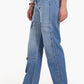 Straight Cut Cargo Jeans