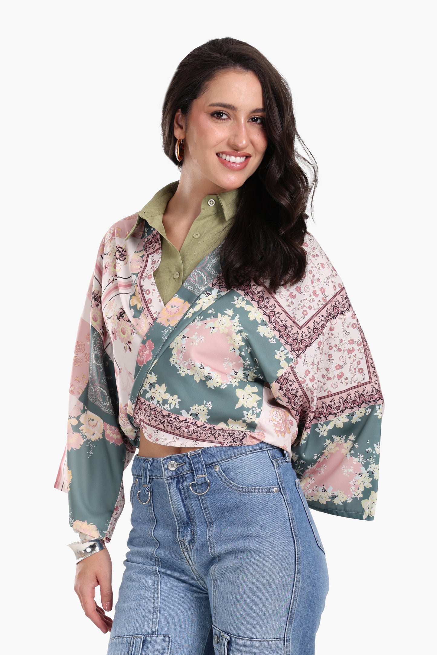 Floral Patchwork Kimono
