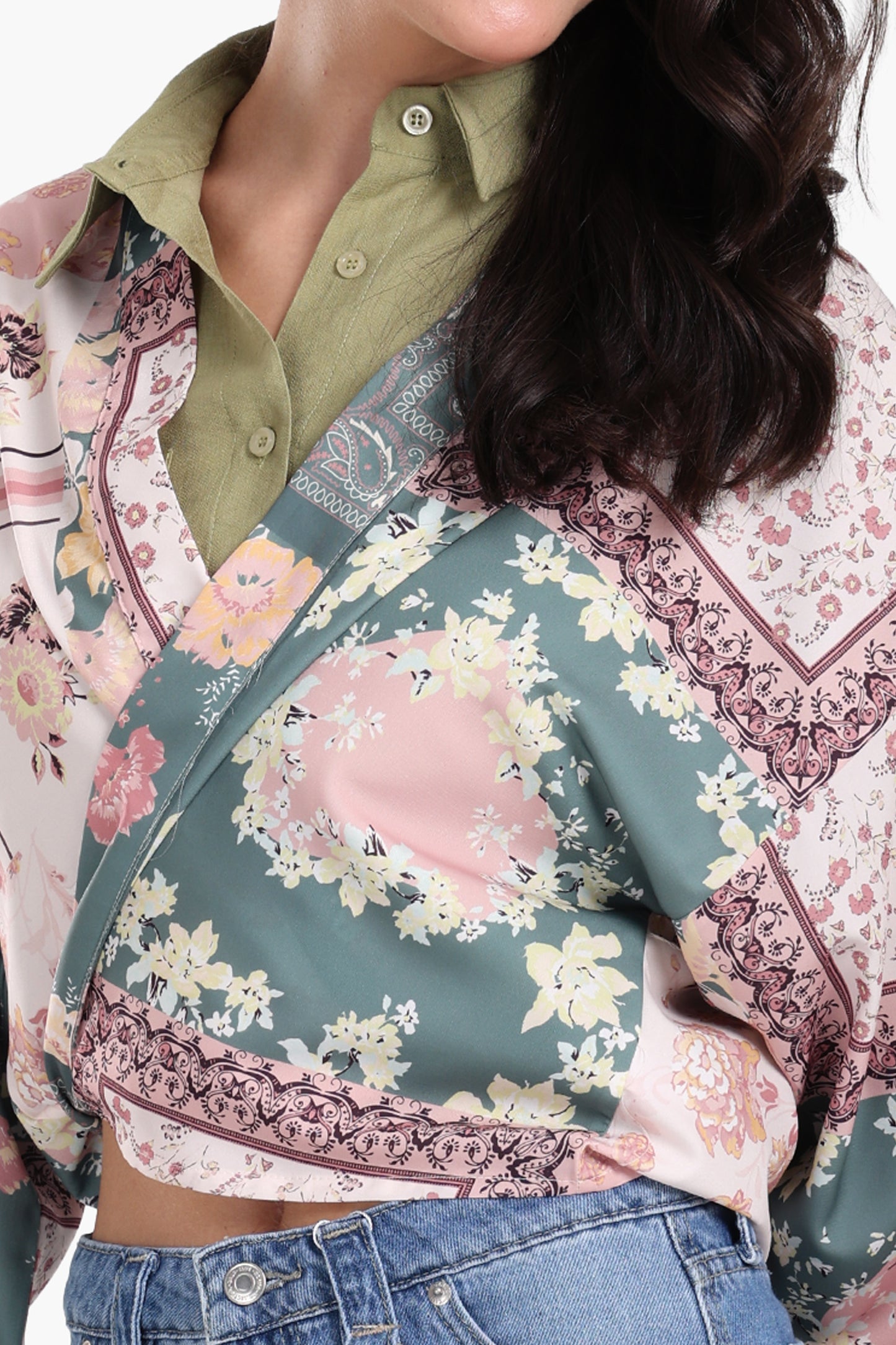 Floral Patchwork Kimono