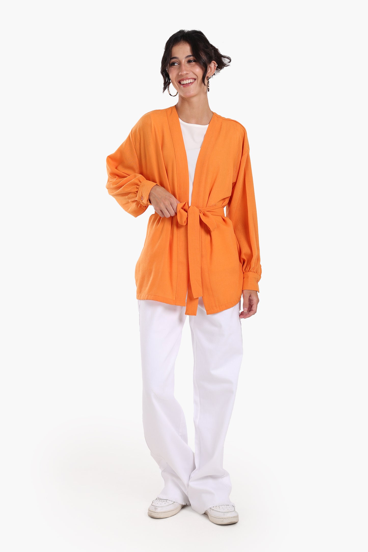  كيمونو كلاسيك بتصميم سادة