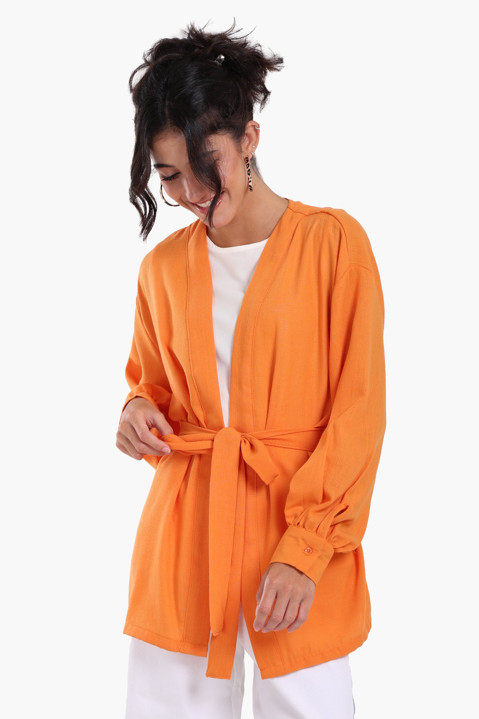  كيمونو كلاسيك بتصميم سادة