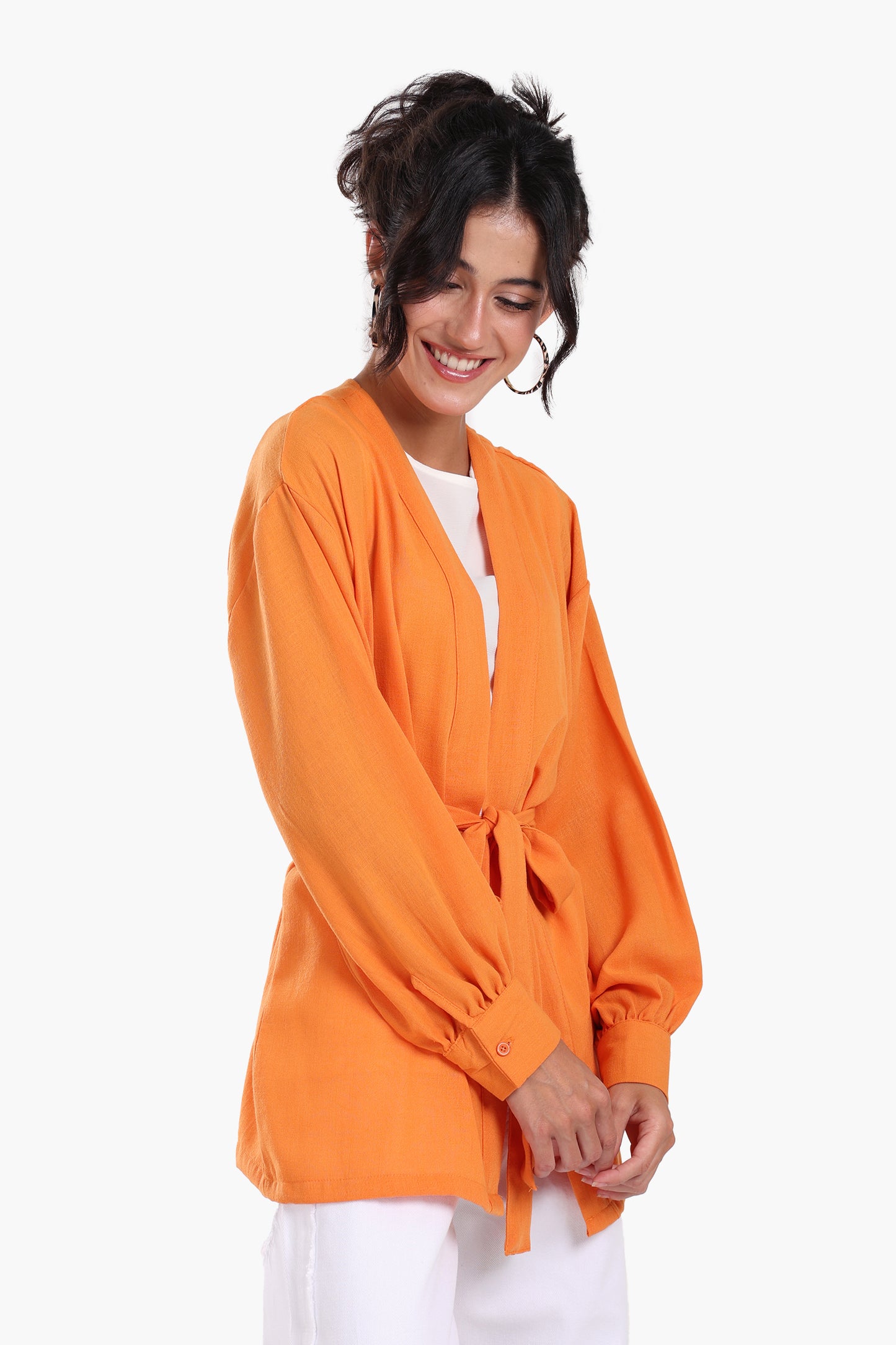  كيمونو كلاسيك بتصميم سادة