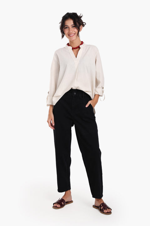 Relaxed Fit Lounge Blouse