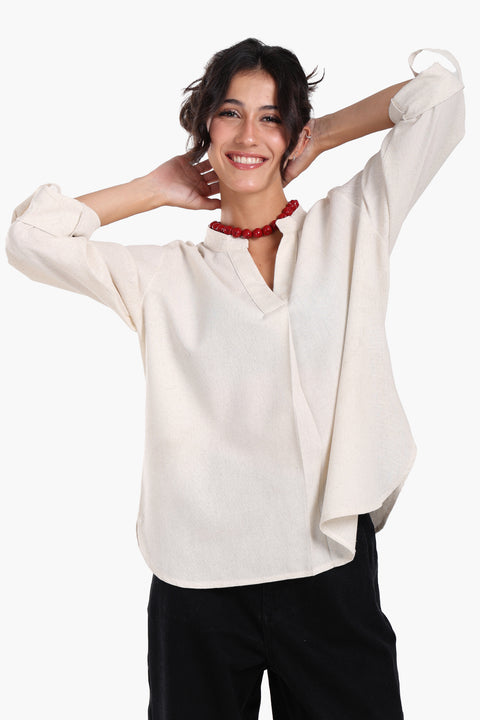 Relaxed Fit Lounge Blouse