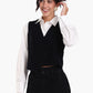 Asymmetrical Sleeveless Vest