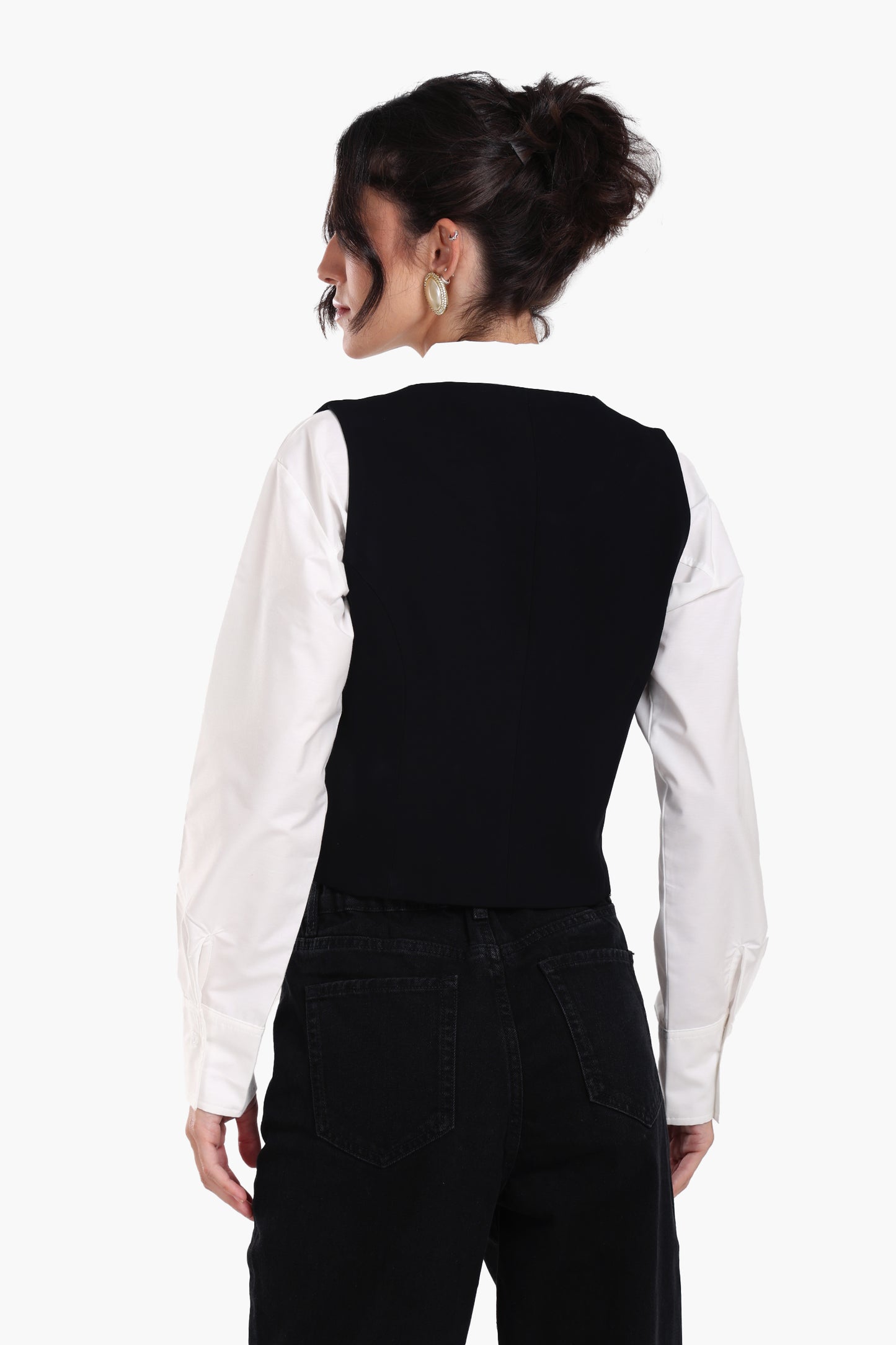 Asymmetrical Sleeveless Vest