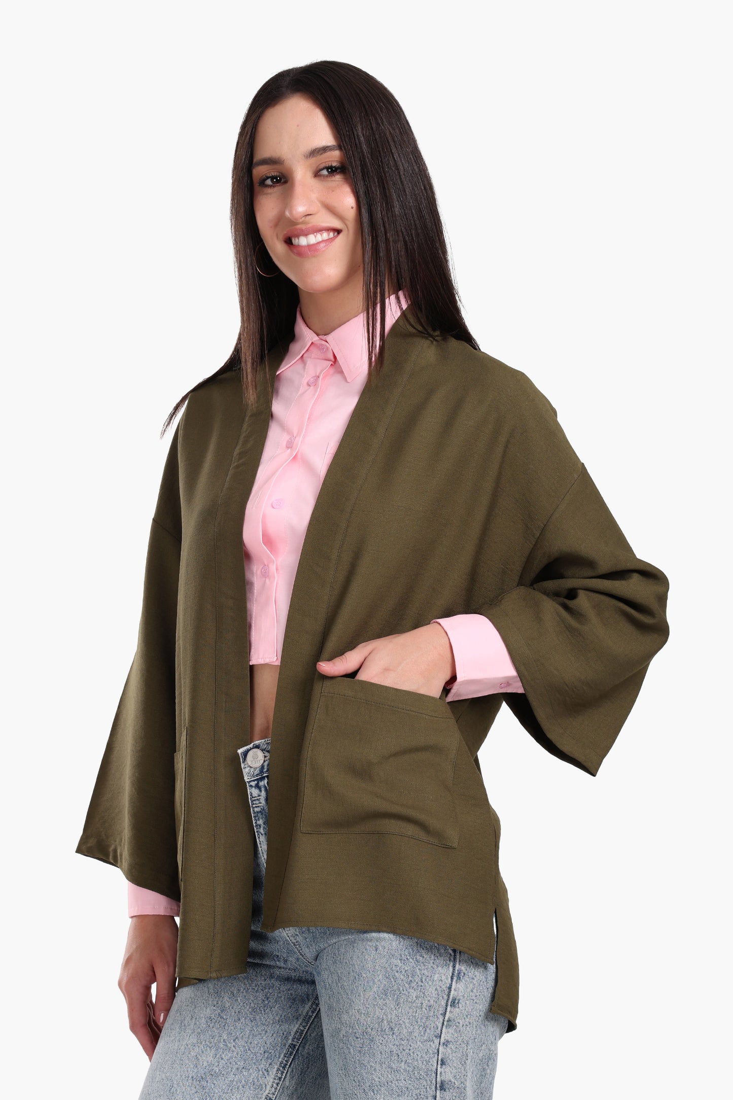 كيمونو بأكمام طويلة 