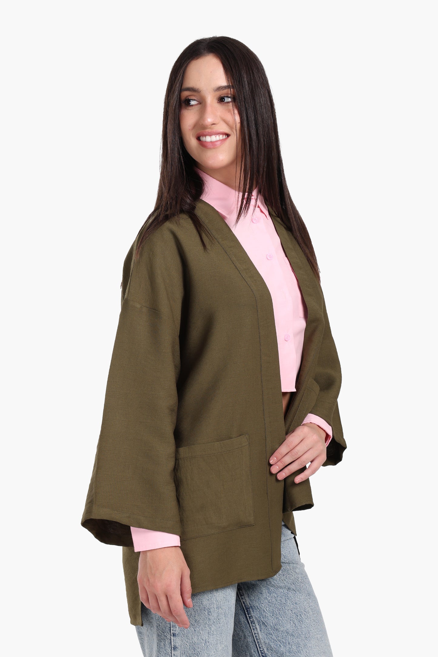 كيمونو بأكمام طويلة 