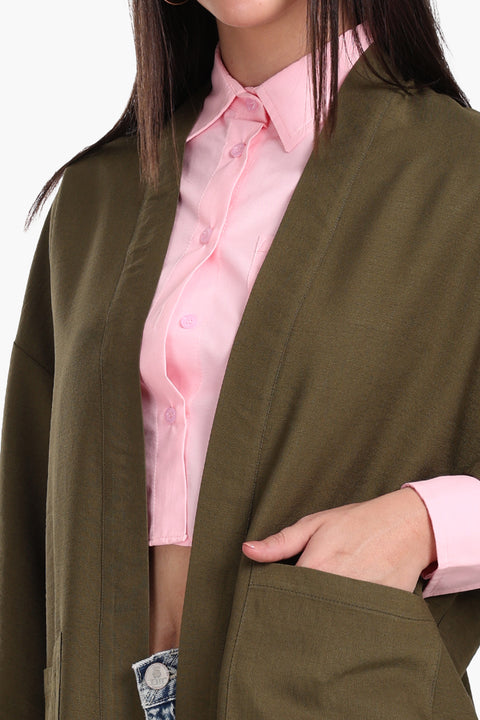 Wrist Length Sleeves Kimono