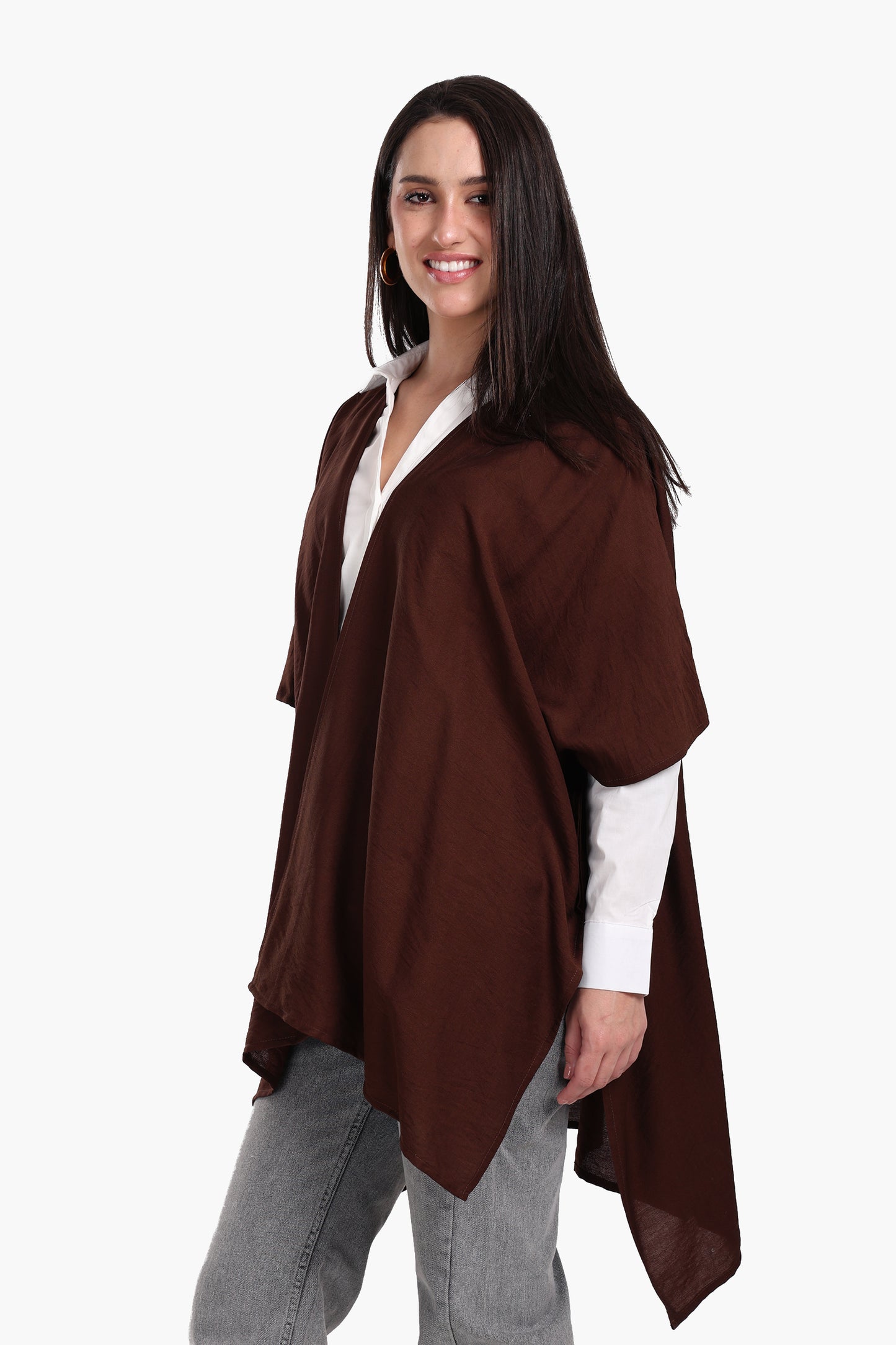 Asymmetrical Tencel Kimono