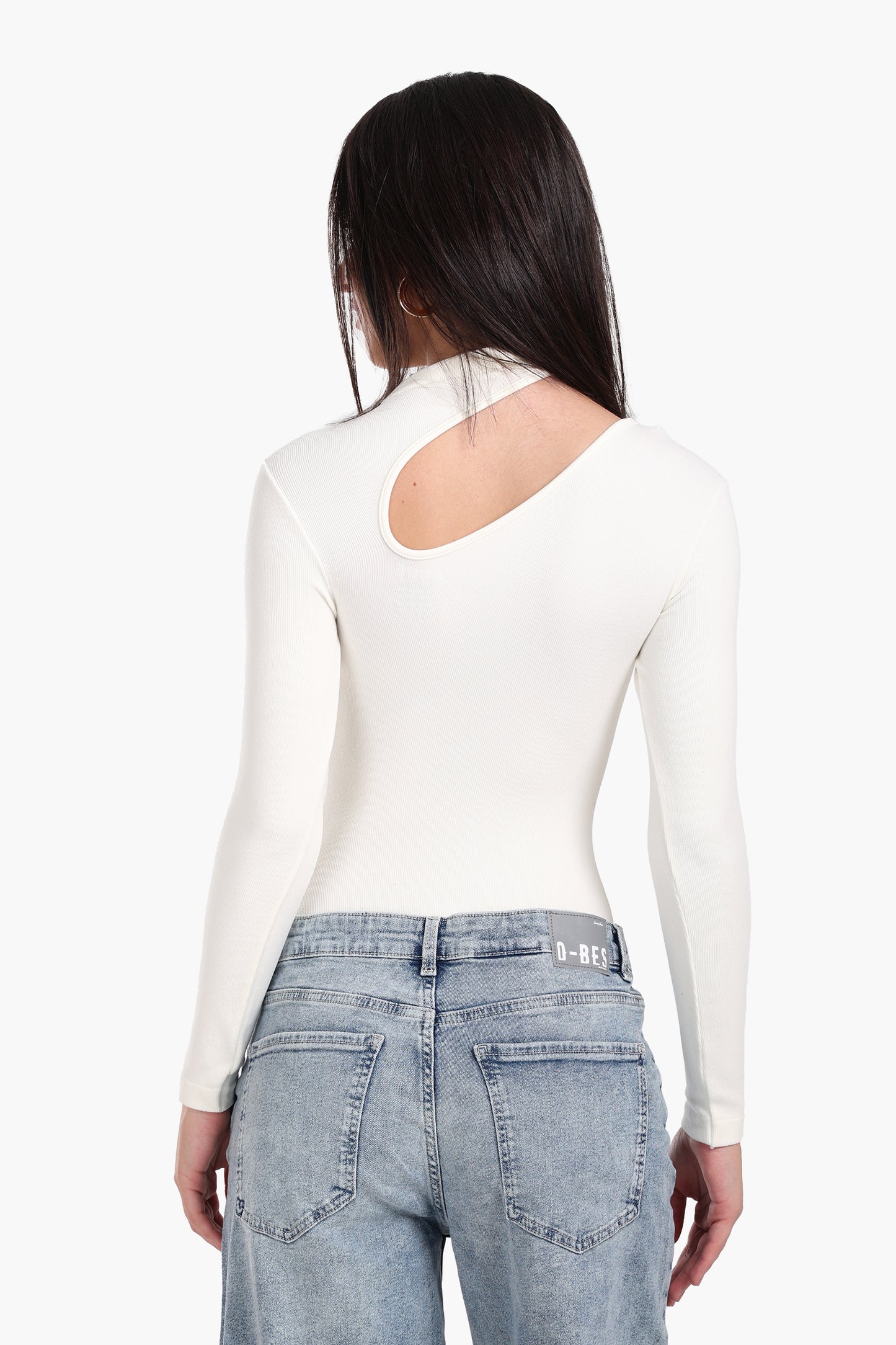 بودي سوت ميكروفايبر مضلع بفتحة 