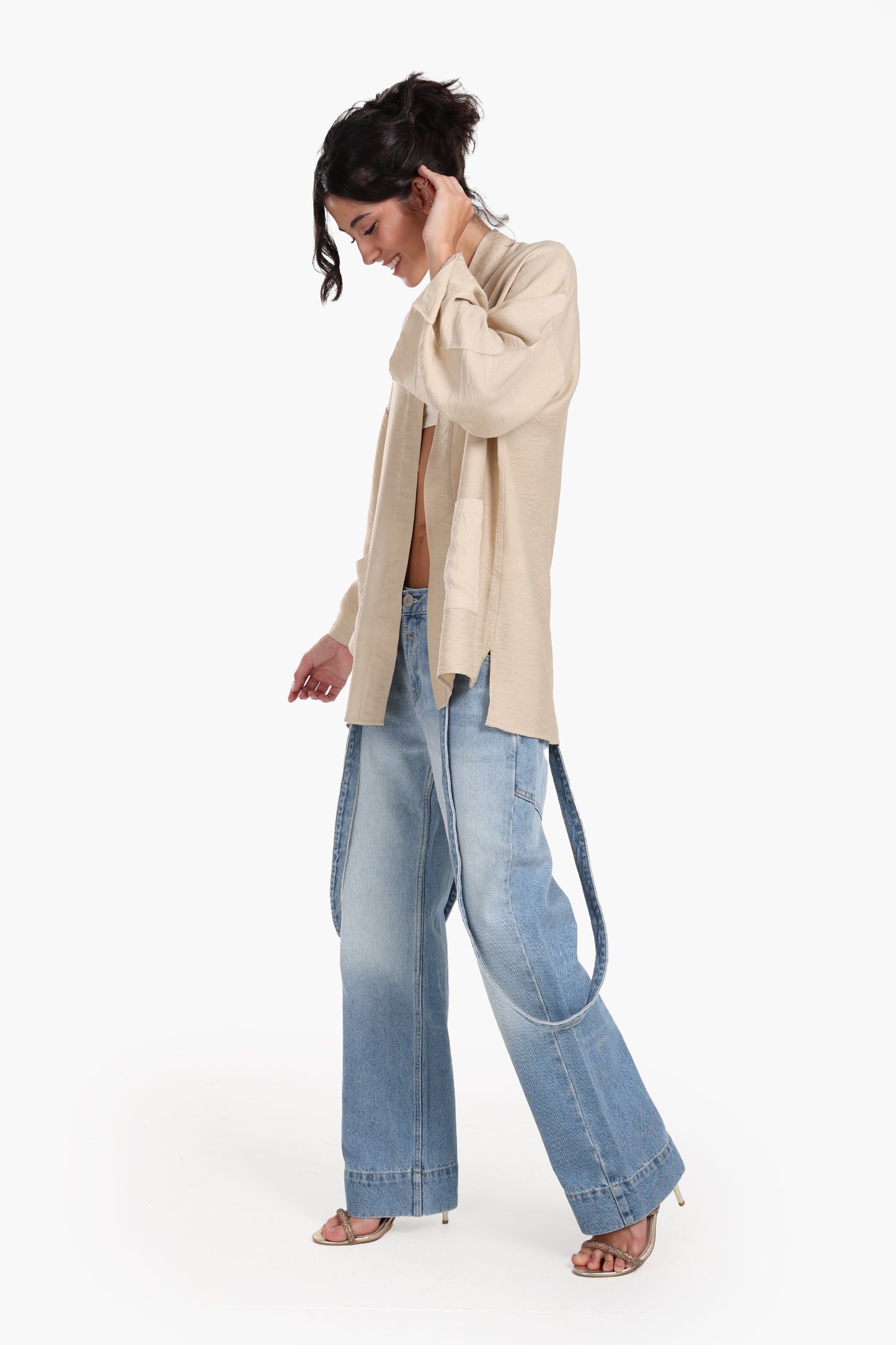 كيمونو بأكمام طويلة 