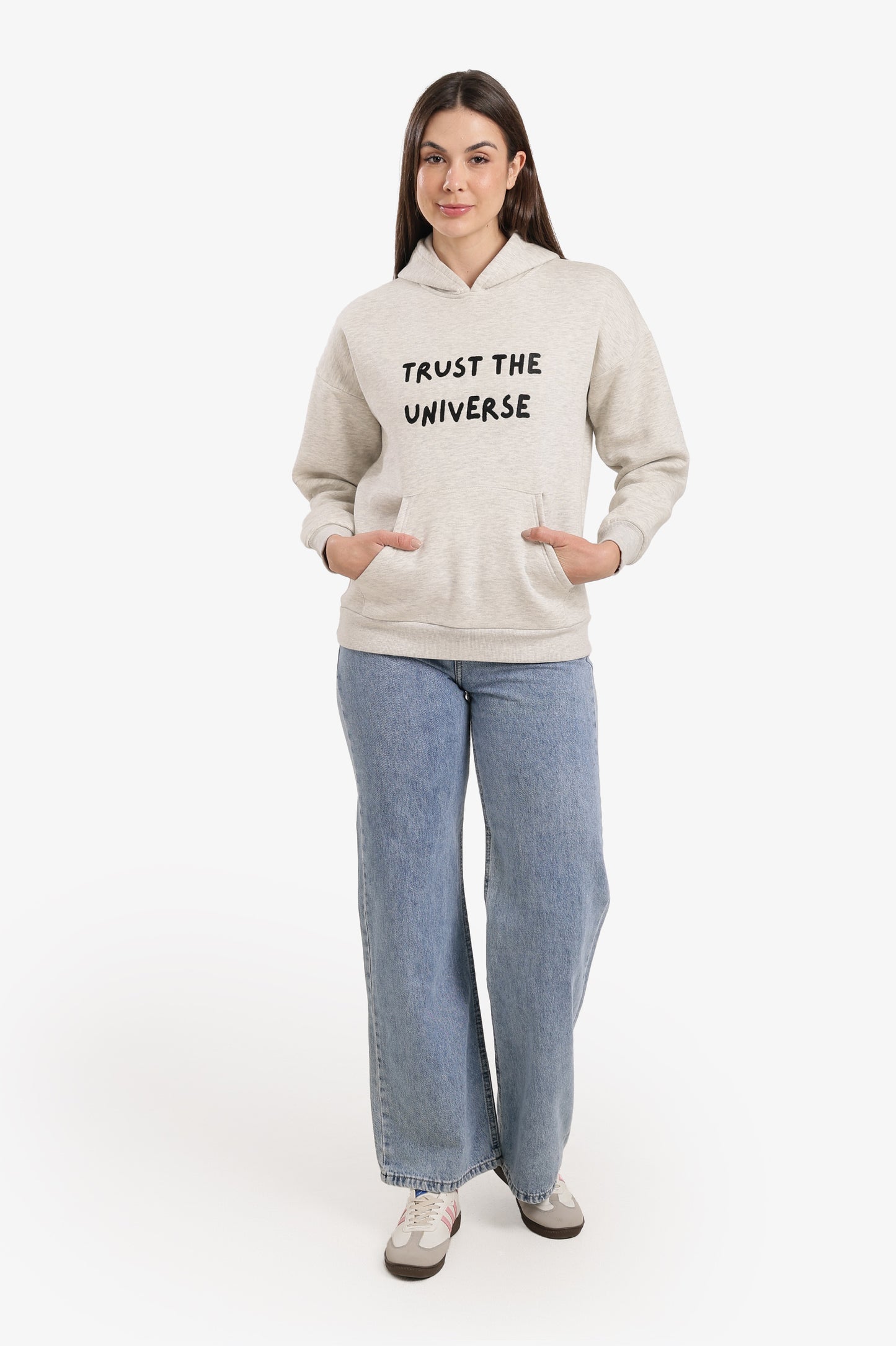 Kangaroo-Pocket Lounge Sweatshirt