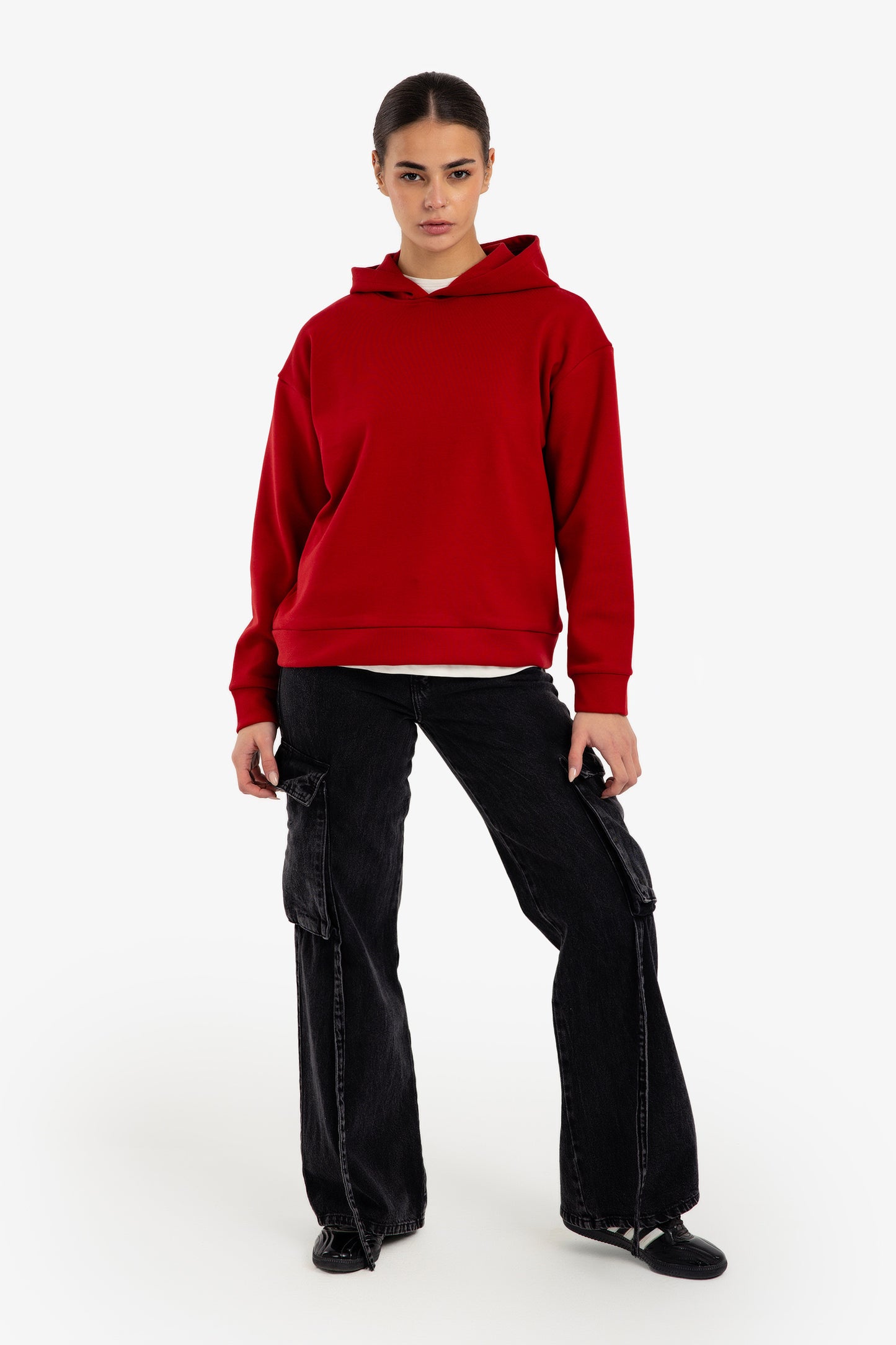 Hooded Neck Lounge Sweatshirt