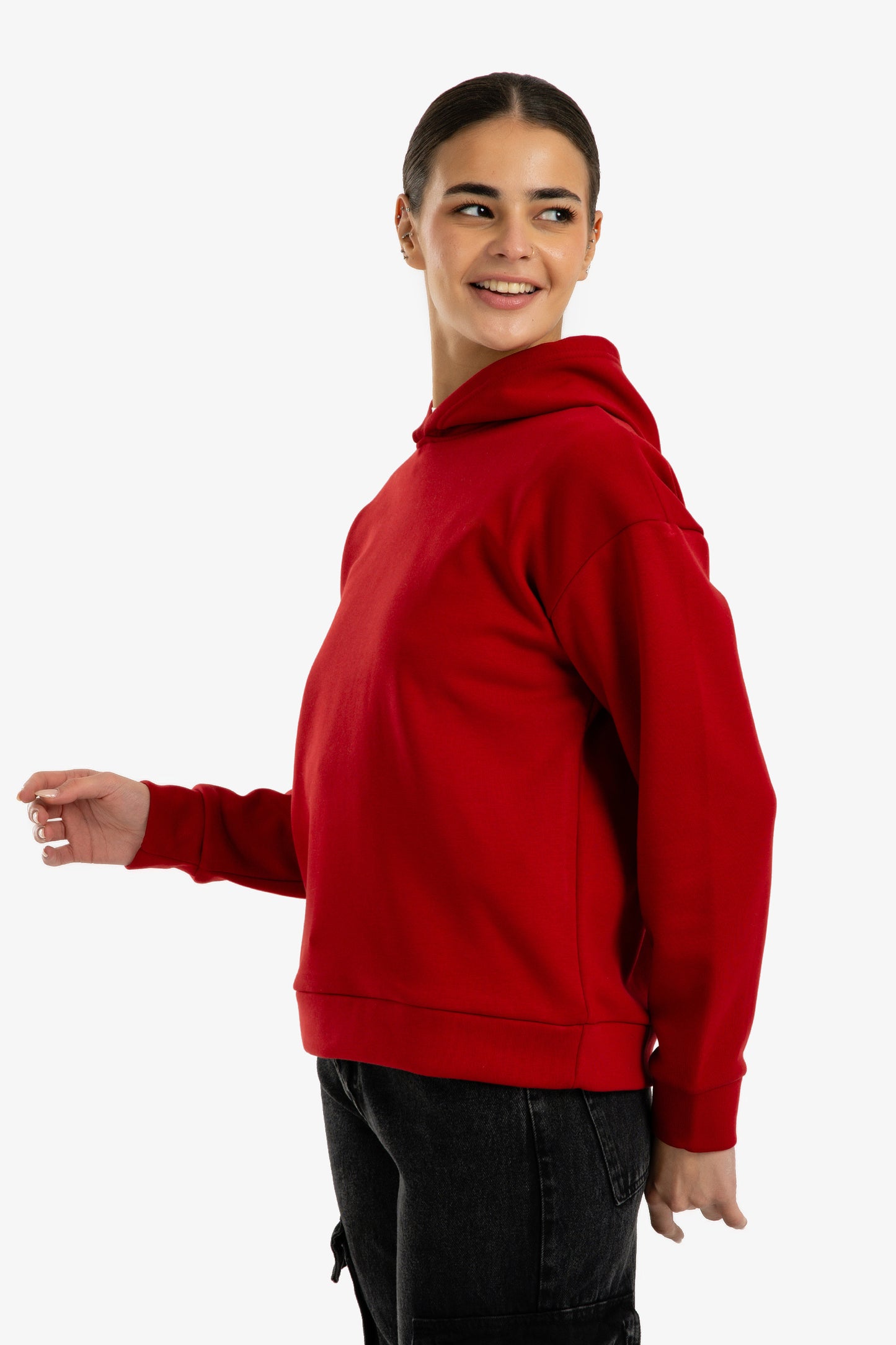 Hooded Neck Lounge Sweatshirt