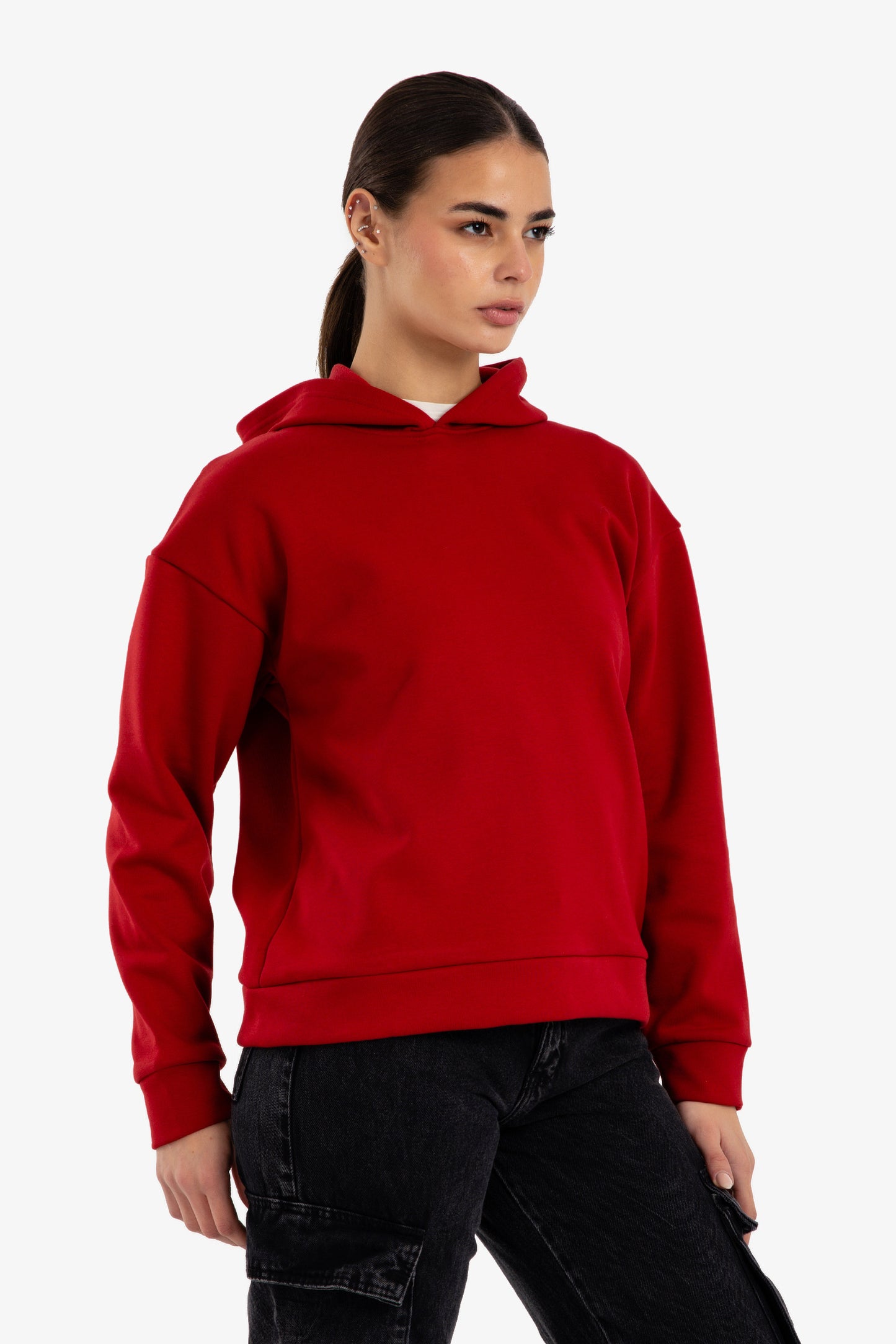 Hooded Neck Lounge Sweatshirt