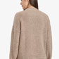 Ribbed-Trim Knit Pullover