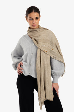 Perforated Rectangular Scarf