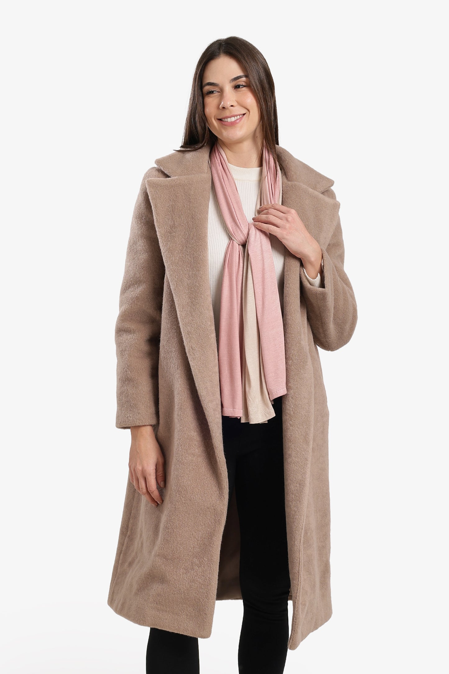 Two-Tone Rectangular Scarf