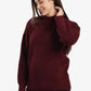 Ribbed-Trim Knit Pullover