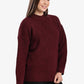 Ribbed-Trim Knit Pullover
