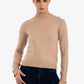 Stitched Buttoned Slim Pullover