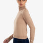 Stitched Buttoned Slim Pullover