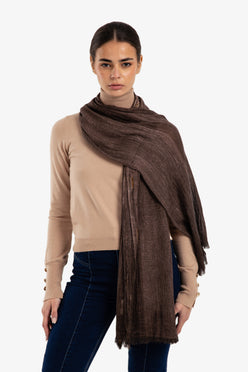 Perforated Rectangular Scarf