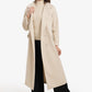 Midi Coat With Notch Collar
