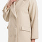 Midi Coat With Notch Collar