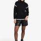 Contrast-Trim Wool Pullover