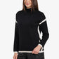 Contrast-Trim Wool Pullover