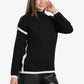 Contrast-Trim Wool Pullover