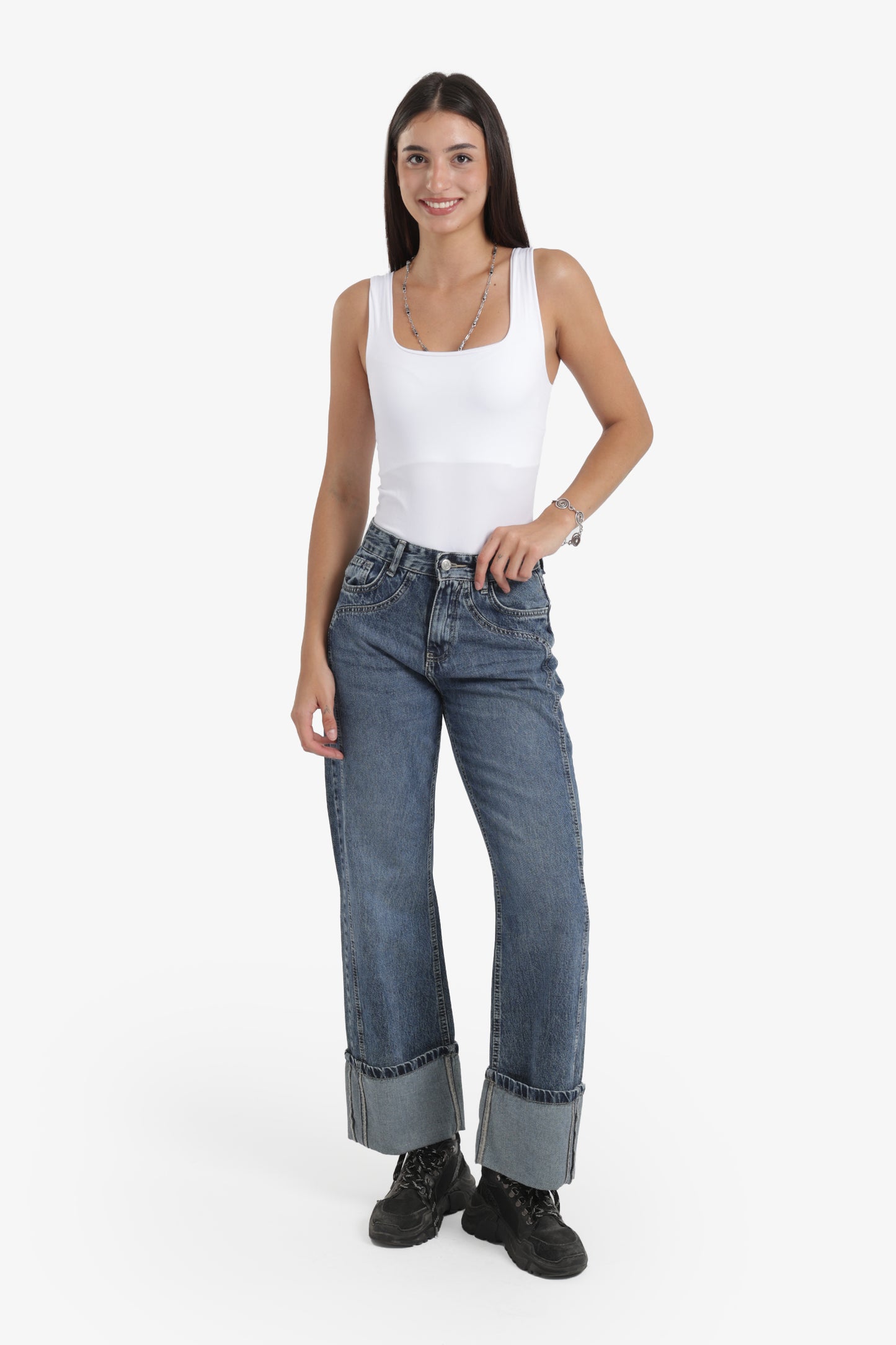 بودي سوت ميكروفايبر برقبة مربعة