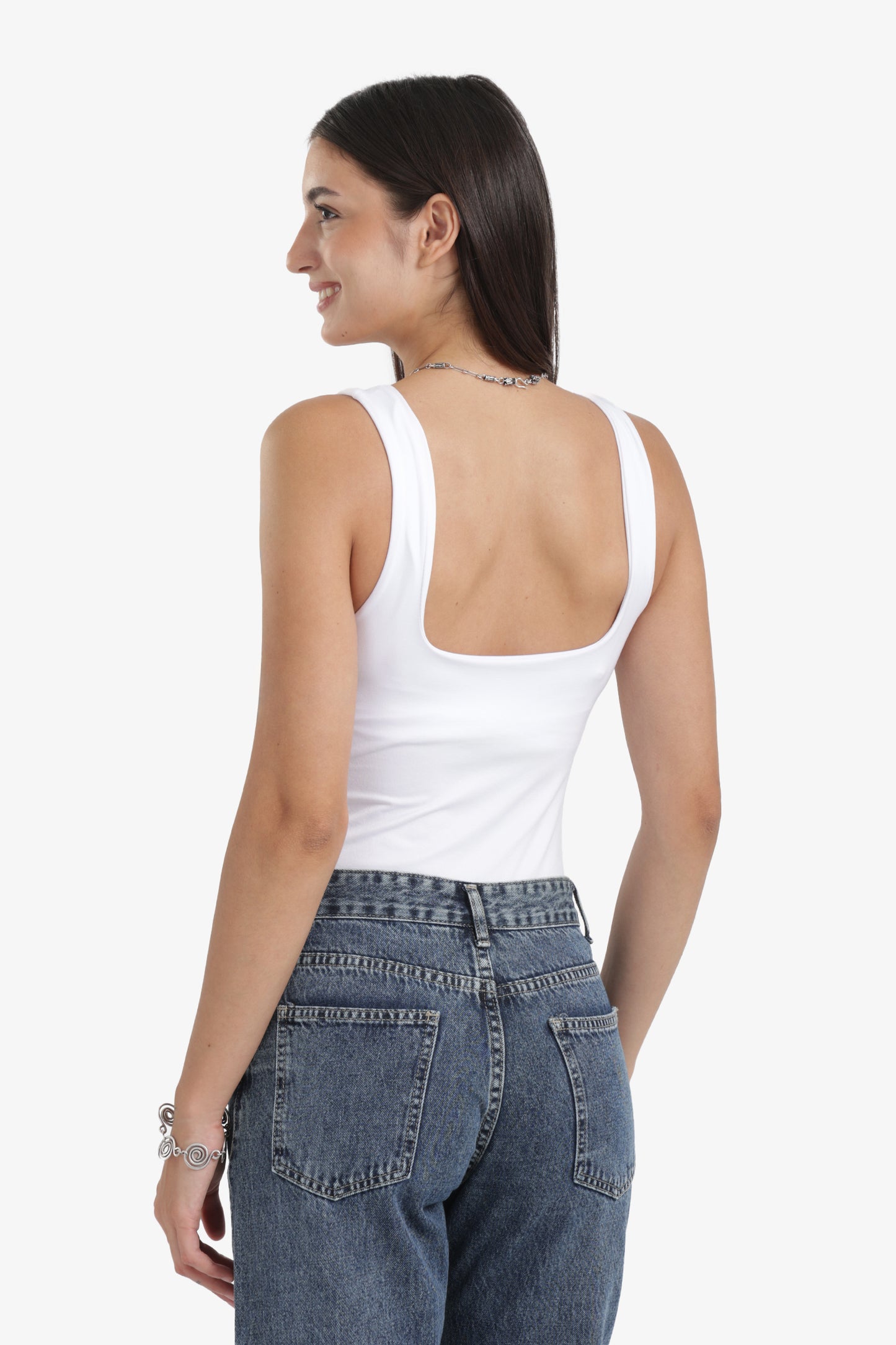 بودي سوت ميكروفايبر برقبة مربعة