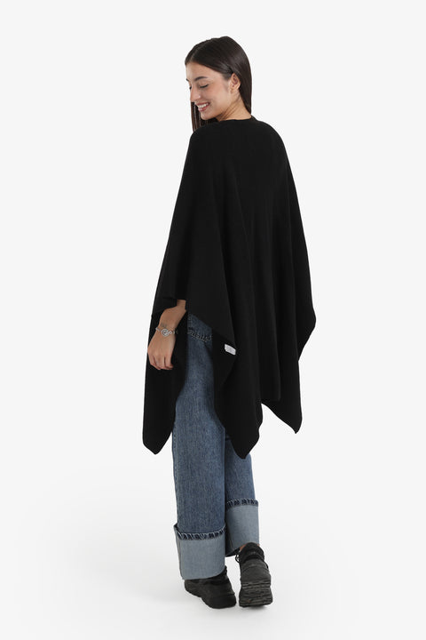 One Size Knitted Poncho