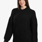 Ribbed-Trim Knit Pullover