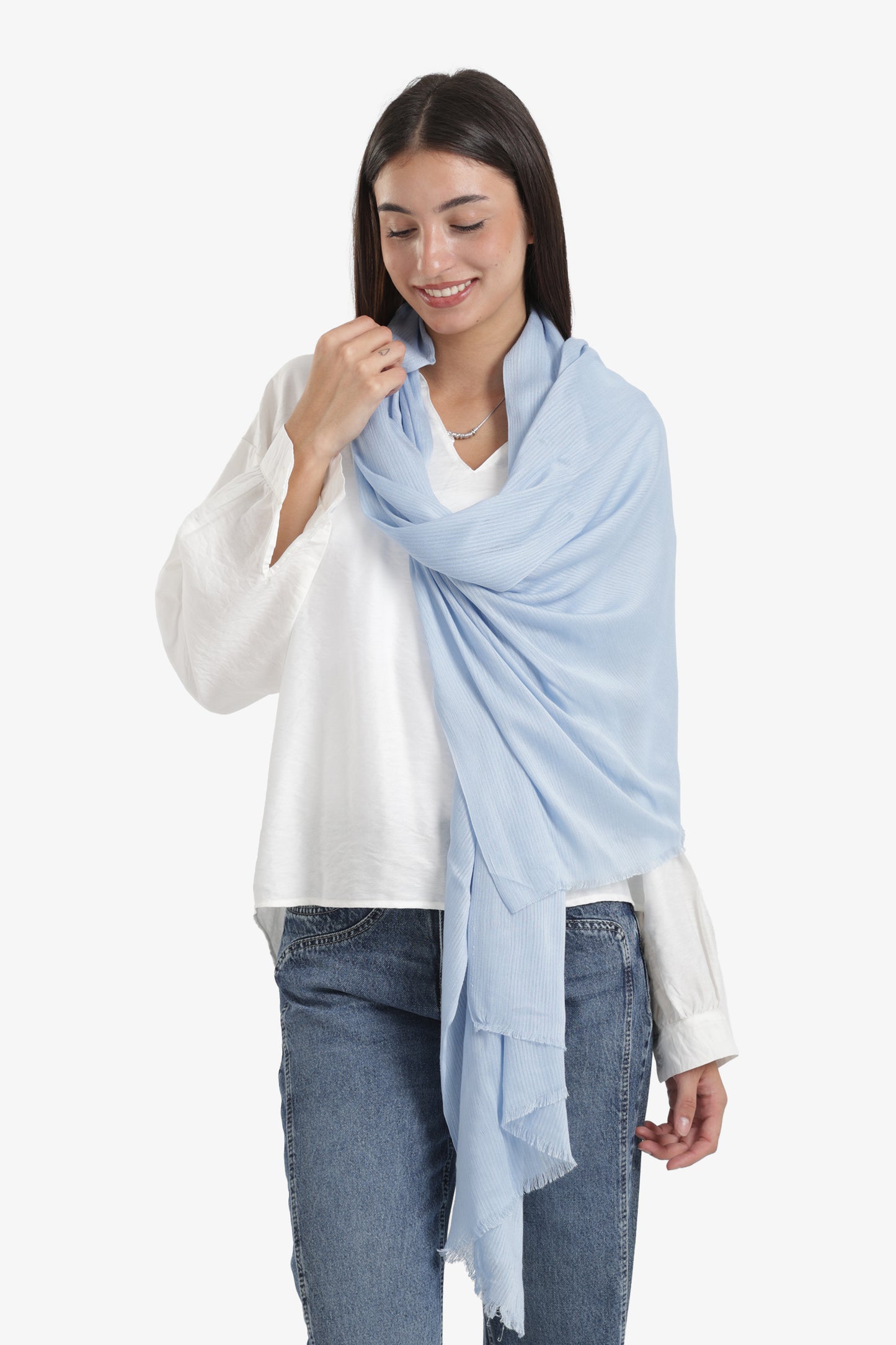 Ribbed Rectangular Scarf