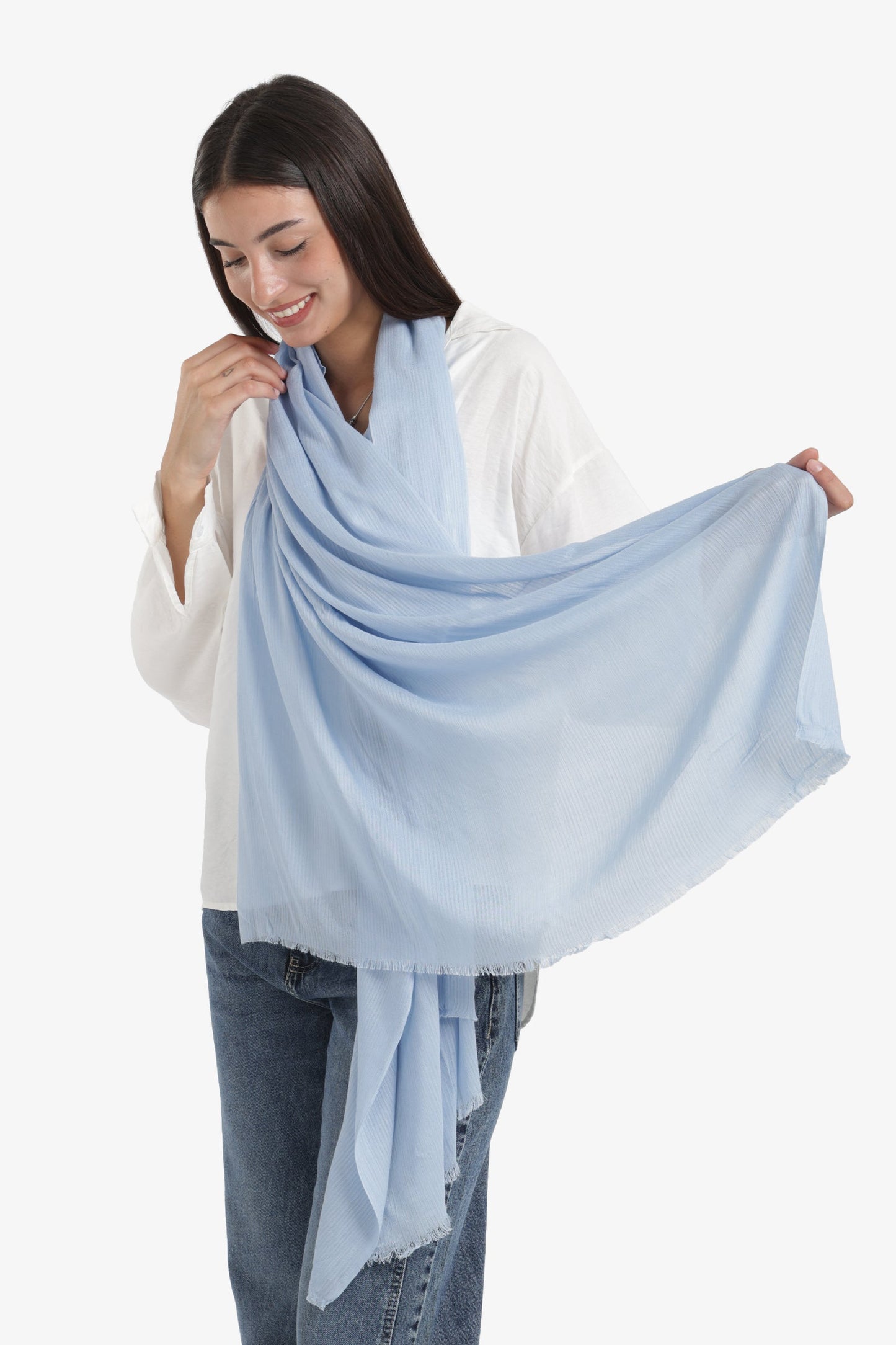 Ribbed Rectangular Scarf