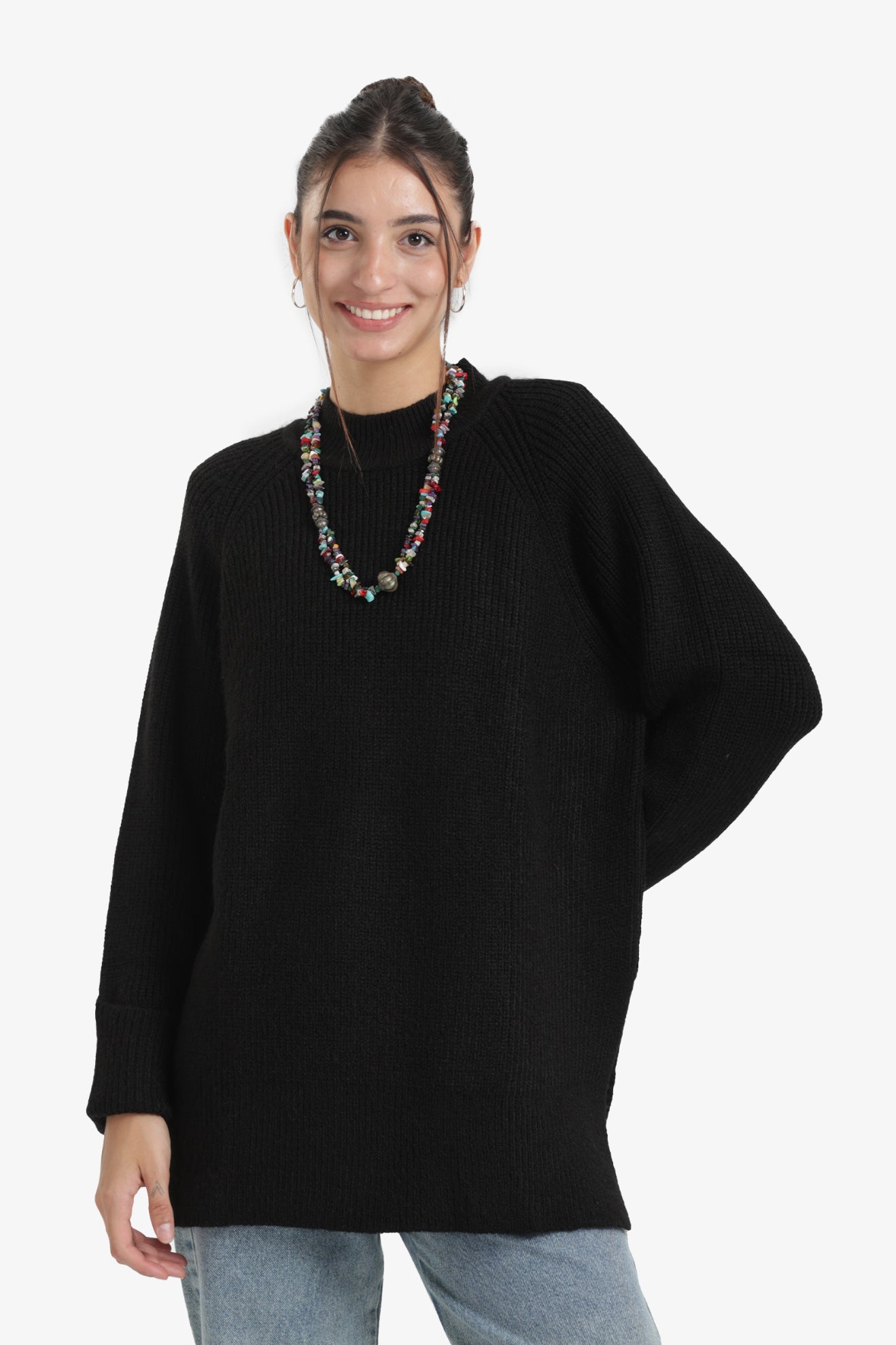 بلوفر محبوك واسع