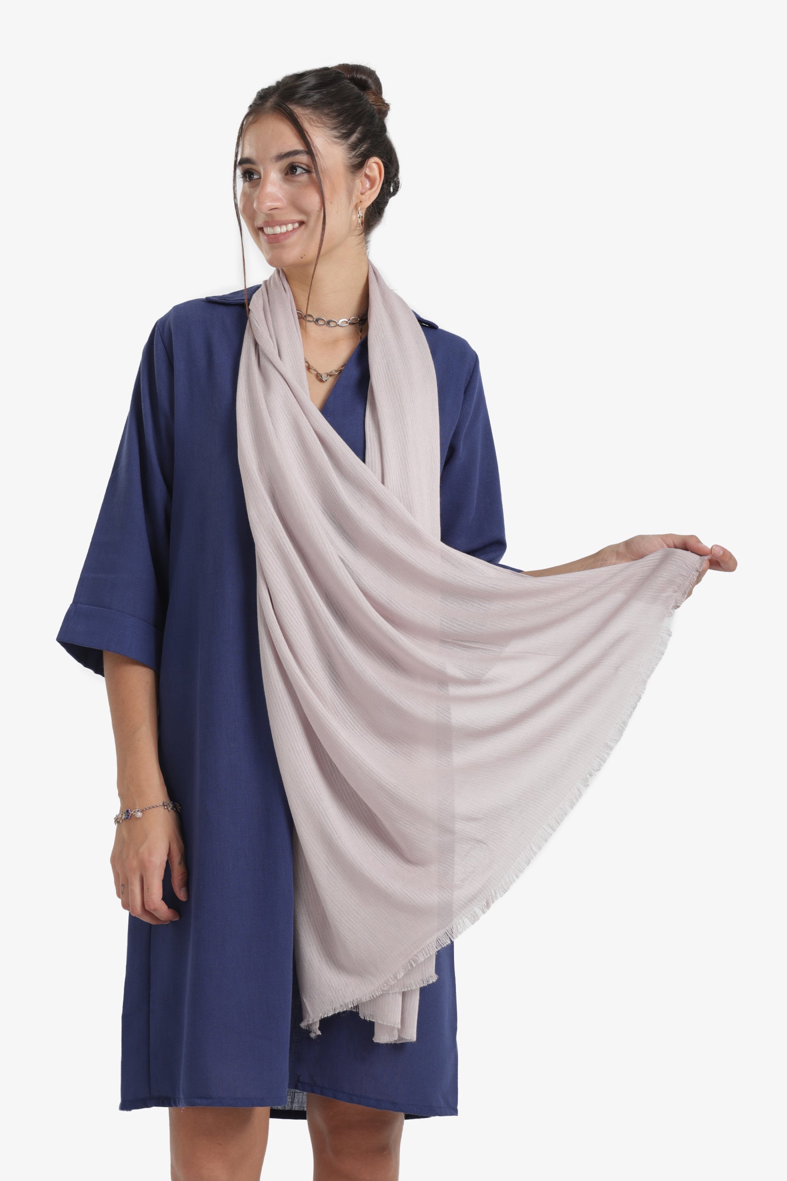 Ribbed Rectangular Scarf