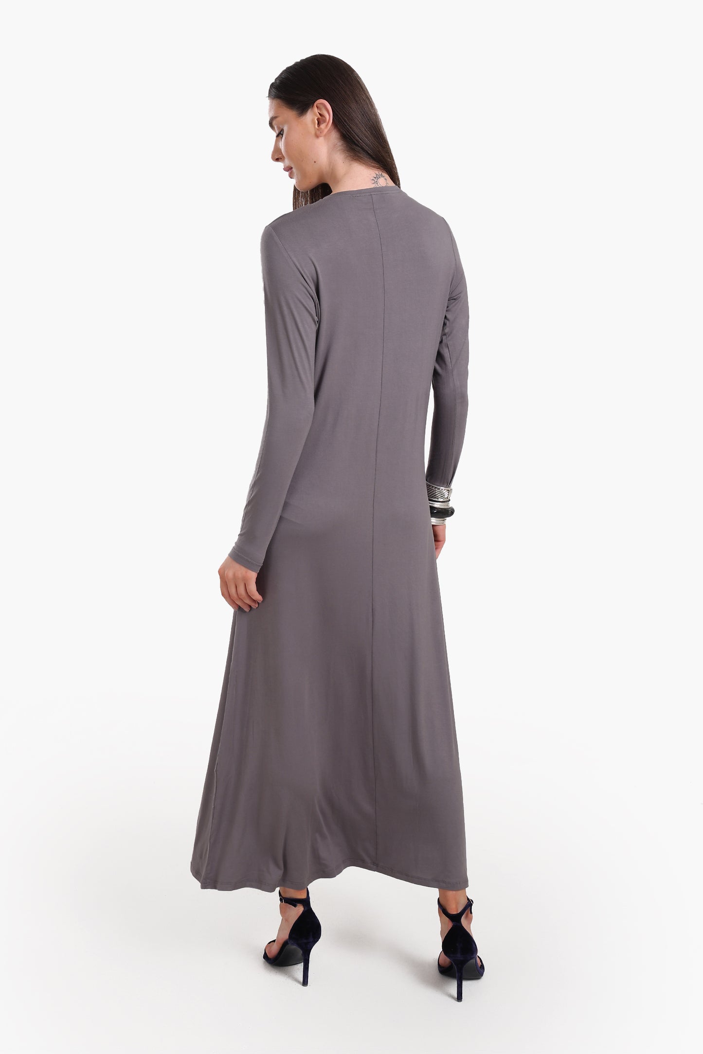 فستان ماكسي سادة بكم