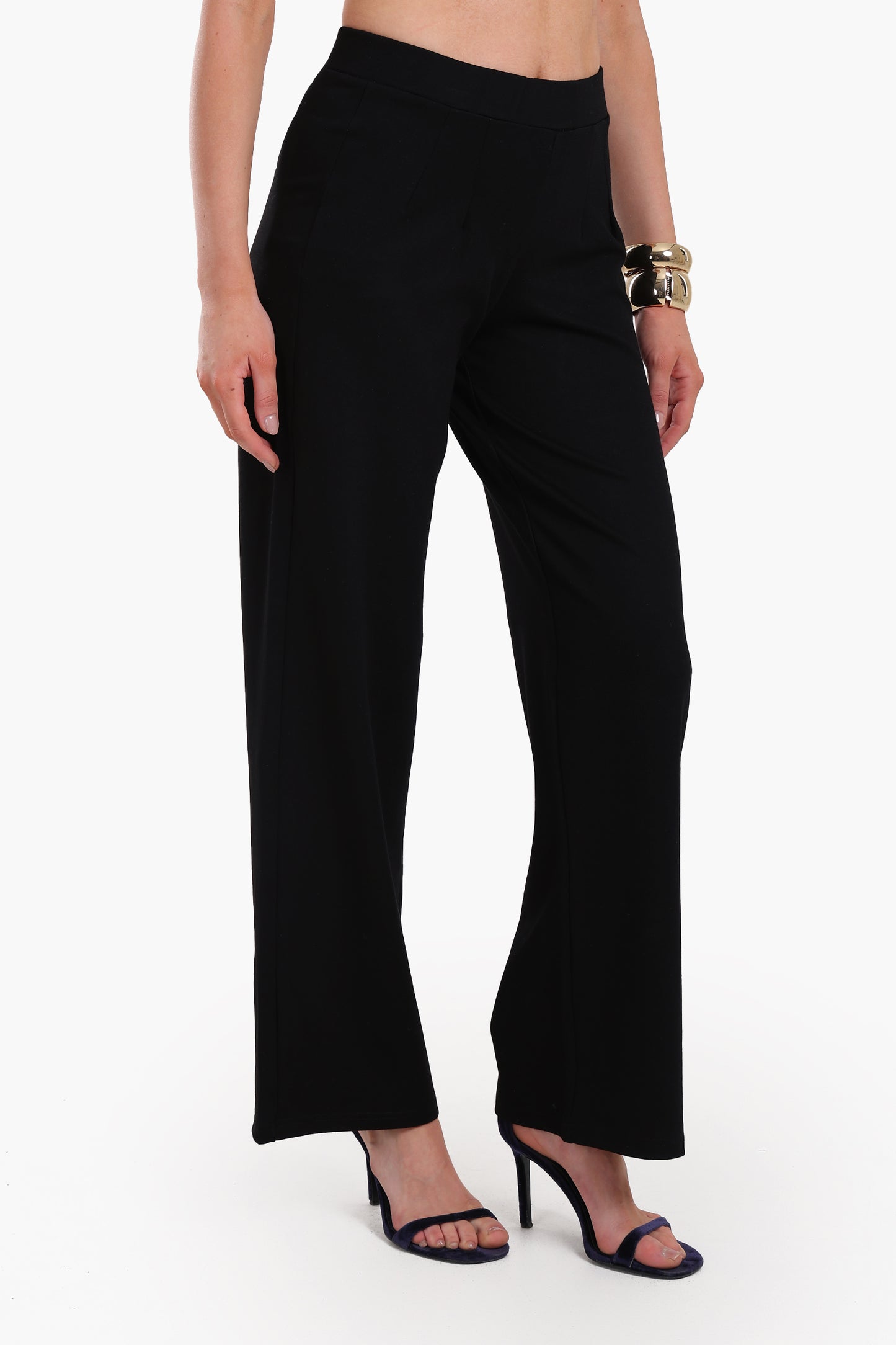 بنطلون جيرسي أسود