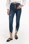 Distressed High Waist Jeans